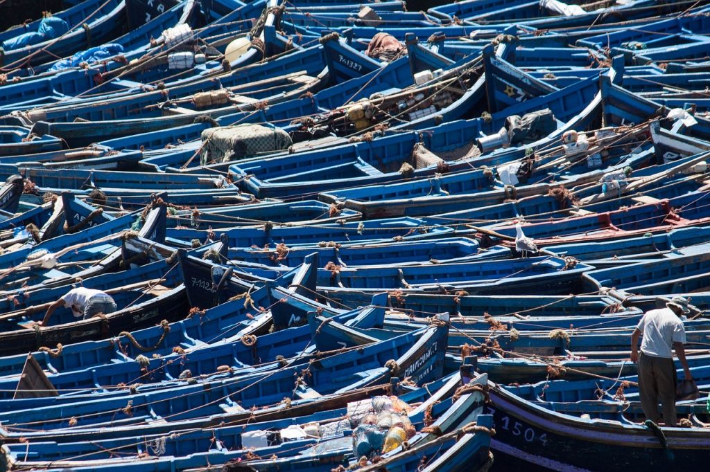 boats, essaouira, morocco