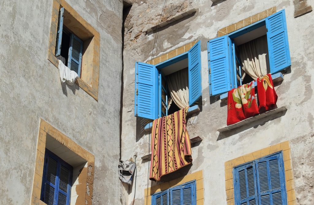 morocco, essaouira, building