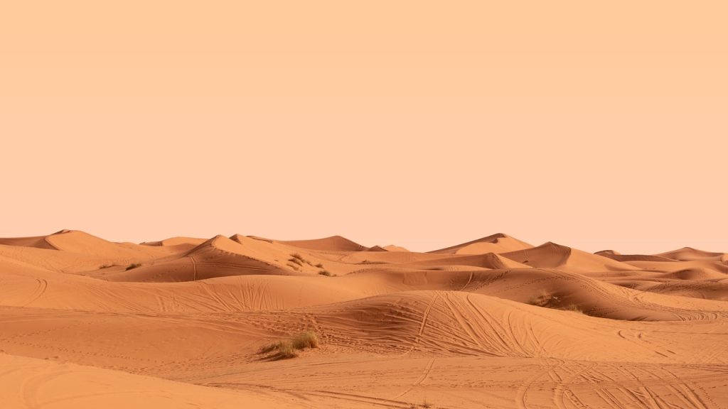 desert, the sand dunes, storm