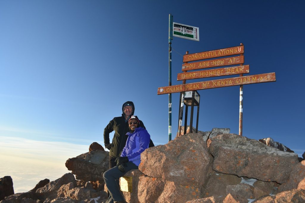 l'ascension du Mont Kenya